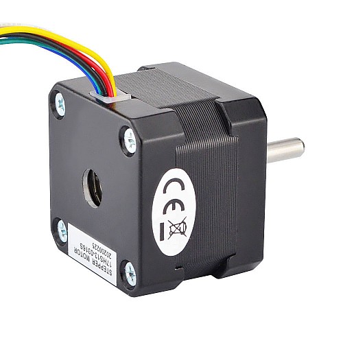 Nema 17 Unipolar 1.8deg 16Ncm(22.66oz.in) 0.31A 42x42x33mm 6 Wires - 17HS13-0316S | StepperOnline CA