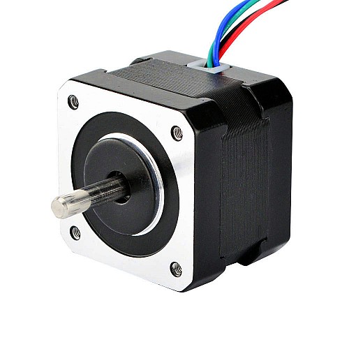 Dual Shaft Nema 17 Bipolar 1.8deg 26Ncm(36.82oz.in) 0.4A 42x42x34mm 4 Wires - 17HS13-0404D | StepperOnline CA Dual Shaft Nema 17 Bipolar 1.8deg 26Ncm(36.82oz.in) 0.4A 42x42x34mm 4 Wires - 17HS13-0404D | StepperOnline CA
