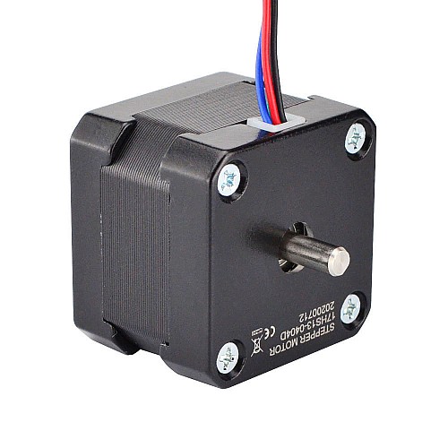 Dual Shaft Nema 17 Bipolar 1.8deg 26Ncm(36.82oz.in) 0.4A 42x42x34mm 4 Wires - 17HS13-0404D | StepperOnline CA Dual Shaft Nema 17 Bipolar 1.8deg 26Ncm(36.82oz.in) 0.4A 42x42x34mm 4 Wires - 17HS13-0404D | StepperOnline CA