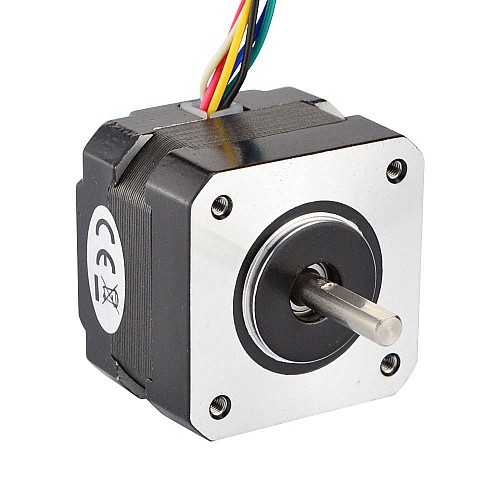 Dual Shaft Nema 17 Unipolar 16Ncm(22.66oz.in) 0.95A 42x42x33mm 6 Wires - 17HS13-0956D | StepperOnline CA Dual Shaft Nema 17 Unipolar 16Ncm(22.66oz.in) 0.95A 42x42x33mm 6 Wires - 17HS13-0956D | StepperOnline CA