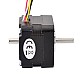 Dual Shaft Nema 17 Unipolar 16Ncm(22.66oz.in) 0.95A 42x42x33mm 6 Wires - 17HS13-0956D | StepperOnline CA Dual Shaft Nema 17 Unipolar 16Ncm(22.66oz.in) 0.95A 42x42x33mm 6 Wires - 17HS13-0956D | StepperOnline CA