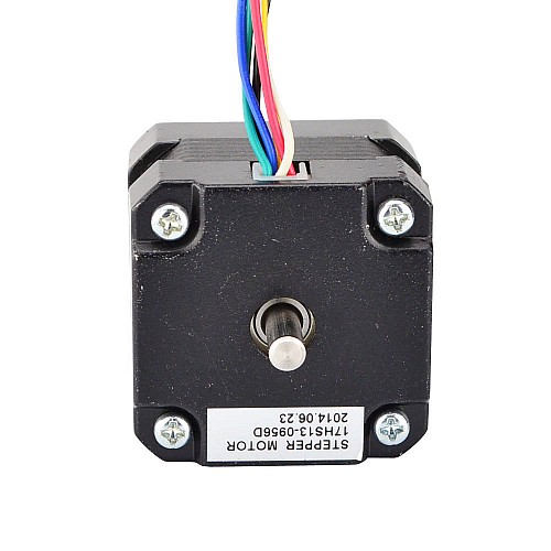 Dual Shaft Nema 17 Unipolar 16Ncm(22.66oz.in) 0.95A 42x42x33mm 6 Wires - 17HS13-0956D | StepperOnline CA Dual Shaft Nema 17 Unipolar 16Ncm(22.66oz.in) 0.95A 42x42x33mm 6 Wires - 17HS13-0956D | StepperOnline CA