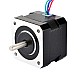 Dual Shaft Nema 17 Bipolar 1.8deg 22Ncm(31.15oz.in) 1.33A 42x42x34mm 4 Wires - 17HS13-1334D | StepperOnline CA