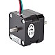 Dual Shaft Nema 17 Bipolar 1.8deg 22Ncm(31.15oz.in) 1.33A 42x42x34mm 4 Wires - 17HS13-1334D | StepperOnline CA