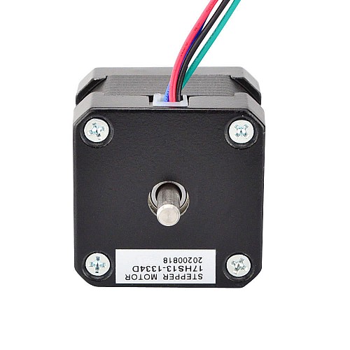Dual Shaft Nema 17 Bipolar 1.8deg 22Ncm(31.15oz.in) 1.33A 42x42x34mm 4 Wires - 17HS13-1334D | StepperOnline CA