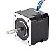 Nema 17 Bipolar 1.8deg 22Ncm(31.15oz.in) 1.33A 42x42x34mm 4 Wires - 17HS13-1334S | StepperOnline CA