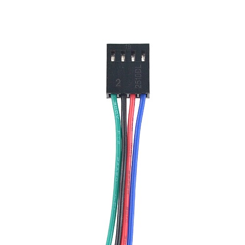 Nema 17 Bipolar 1.8deg 36Ncm(51oz.in) 0.85A 5.4V 42x42x39mm 4 Wires with A connector - 17HS15-0854S-C2 | StepperOnline CA
