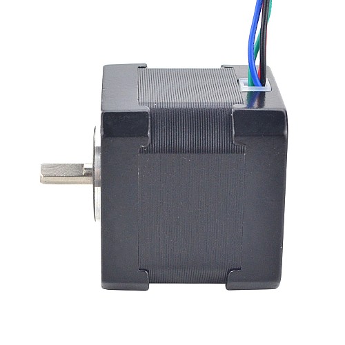 Nema 17 Bipolar 1.8deg 36Ncm(51oz.in) 0.85A 5.4V 42x42x39mm 4 Wires with A connector - 17HS15-0854S-C2 | StepperOnline CA