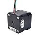 Nema 17 Bipolar 1.8deg 36Ncm(51oz.in) 0.85A 5.4V 42x42x39mm 4 Wires with A connector - 17HS15-0854S-C2 | StepperOnline CA