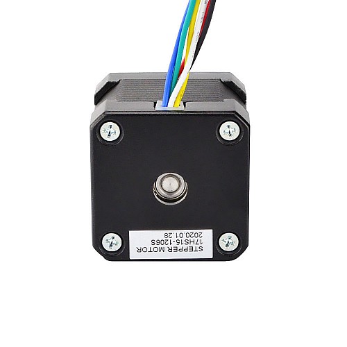 Nema 17 Unipolar 1.8deg 26Ncm(36.82oz.in) 1.2A 42x42x39mm 6 Wires - 17HS15-1206S | StepperOnline CA