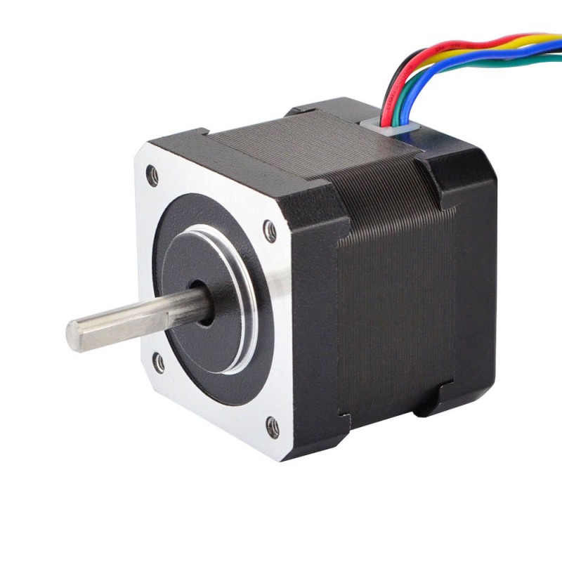 Nema 17 Unipolar 1.8deg 26Ncm(36.82oz.in) 1.2A 42x42x39mm 6 Wires - 17HS15-1206S | StepperOnline CA