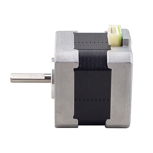 Nema 17 Bipolar 42Ncm(59.49oz.in) 1.5A 42x42x39mm 4 Wires w/ 1m Cable & Connector - 17HS15-1504S | StepperOnline CA Nema 17 Bipolar 42Ncm(59.49oz.in) 1.5A 42x42x39mm 4 Wires w/ 1m Cable & Connector - 17HS15-1504S | StepperOnline CA