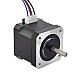 Nema 17 Bipolar 45Ncm(63.74oz.in) 1.5A 42x42x39mm 4 Wires w/ 1m Pin Connector - 17HS15-1504S-X1 | StepperOnline CA