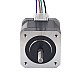 Nema 17 Bipolar 45Ncm(63.74oz.in) 1.5A 42x42x39mm 4 Wires w/ 1m Pin Connector - 17HS15-1504S-X1 | StepperOnline CA