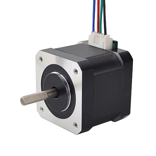 Nema 17 Bipolar 45Ncm(63.74oz.in) 1.5A 42x42x39mm 4 Wires w/ 1m Pin Connector - 17HS15-1504S-X1 | StepperOnline CA
