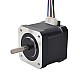 Nema 17 Bipolar 45Ncm(63.74oz.in) 1.5A 42x42x39mm 4 Wires w/ 1m Pin Connector - 17HS15-1504S-X1 | StepperOnline CA