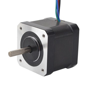Nema 17 Bipolar 45Ncm(63.74oz.in) 1.5A 42x42x39mm 4 Wires w/ 1m Cable & Connector Nema 17 Bipolar 45Ncm(63.74oz.in) 1.5A 42x42x39mm 4 Wires w/ 1m Cable & Connector
