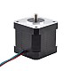 Short Shaft Nema 17 Bipolar 36Ncm(51oz.in) 1.58A 42x42x39mm 4 Wires - 17HS15-1584S | StepperOnline CA