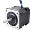 Dual Shaft Nema 17 Bipolar 45Ncm(63.74oz.in) 2A 42x42x40mm 4 Wires