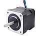 Dual Shaft Nema 17 Bipolar 45Ncm(63.74oz.in) 2A 42x42x40mm 4 Wires - 17HS16-2004D | StepperOnline CA Dual Shaft Nema 17 Bipolar 45Ncm(63.74oz.in) 2A 42x42x40mm 4 Wires - 17HS16-2004D | StepperOnline CA