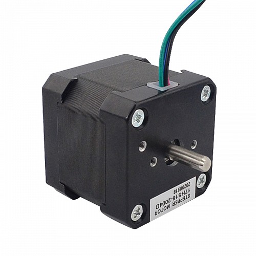 Dual Shaft Nema 17 Bipolar 45Ncm(63.74oz.in) 2A 42x42x40mm 4 Wires - 17HS16-2004D | StepperOnline CA Dual Shaft Nema 17 Bipolar 45Ncm(63.74oz.in) 2A 42x42x40mm 4 Wires - 17HS16-2004D | StepperOnline CA