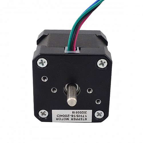 Dual Shaft Nema 17 Bipolar 45Ncm(63.74oz.in) 2A 42x42x40mm 4 Wires - 17HS16-2004D | StepperOnline CA Dual Shaft Nema 17 Bipolar 45Ncm(63.74oz.in) 2A 42x42x40mm 4 Wires - 17HS16-2004D | StepperOnline CA