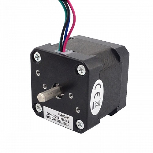 Dual Shaft Nema 17 Bipolar 45Ncm(63.74oz.in) 2A 42x42x40mm 4 Wires - 17HS16-2004D | StepperOnline CA Dual Shaft Nema 17 Bipolar 45Ncm(63.74oz.in) 2A 42x42x40mm 4 Wires - 17HS16-2004D | StepperOnline CA