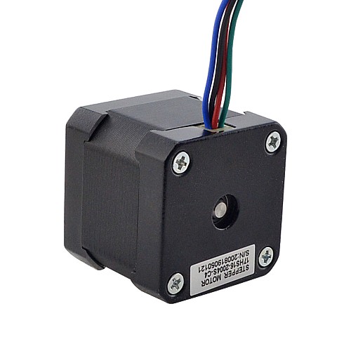Nema 17 Bipolar 45Ncm(63.74oz.in) 2A 42x42x40mm 4 Wires w/ 1600mm(63) Cable - 17HS16-2004S-C4 | StepperOnline CA