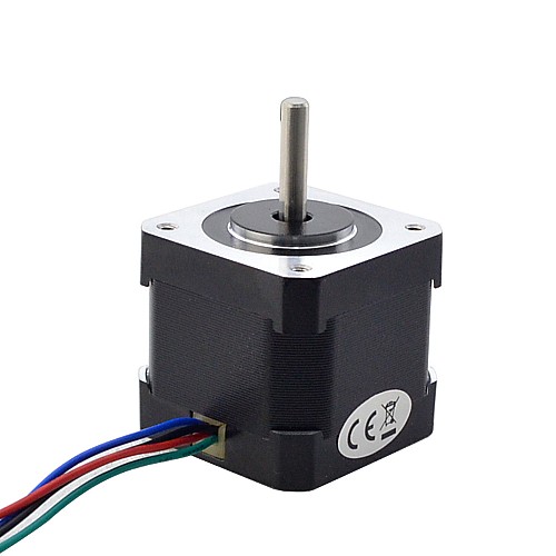 Nema 17 Bipolar 45Ncm(63.74oz.in) 2A 42x42x40mm 4 Wires w/ 1600mm(63) Cable - 17HS16-2004S-C4 | StepperOnline CA
