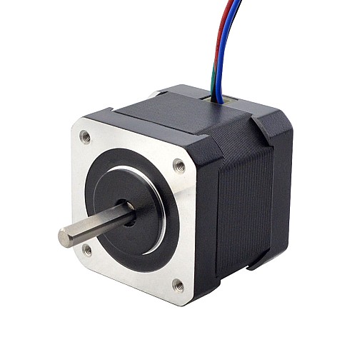 Nema 17 Bipolar 45Ncm(63.74oz.in) 2A 42x42x40mm 4 Wires w/ 1600mm(63) Cable - 17HS16-2004S-C4 | StepperOnline CA