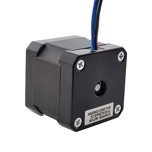 Nema 17 Bipolar 45Ncm(63.74oz.in) 2A 42x42x40mm 4 Wires w/ 2300mm(91) Cable - 17HS16-2004S-C5 | StepperOnline CA Nema 17 Bipolar 45Ncm(63.74oz.in) 2A 42x42x40mm 4 Wires w/ 2300mm(91) Cable - 17HS16-2004S-C5 | StepperOnline CA
