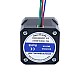 Nema 17 Bipolar 45Ncm(63.74oz.in) 2A 42x42x40mm 4 Wires w/ 1m Cable & Connector - 17HS16-2004S1 | StepperOnline CA