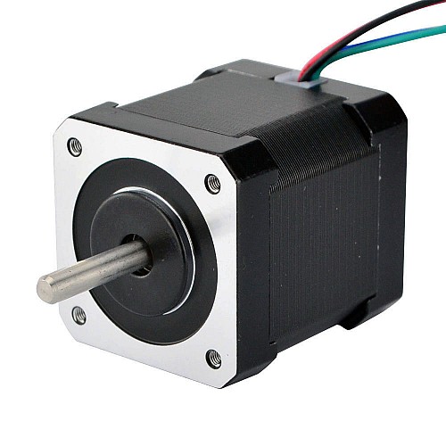 Dual Shaft Nema 17 Bipolar 1.8deg 44Ncm(62.3oz.in) 1.68A 42x42x48mm 4 Wires - 17HS19-1684D | StepperOnline CA