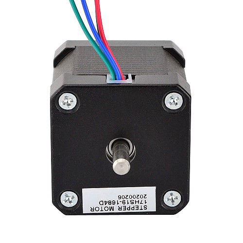 Dual Shaft Nema 17 Bipolar 1.8deg 44Ncm(62.3oz.in) 1.68A 42x42x48mm 4 Wires - 17HS19-1684D | StepperOnline CA