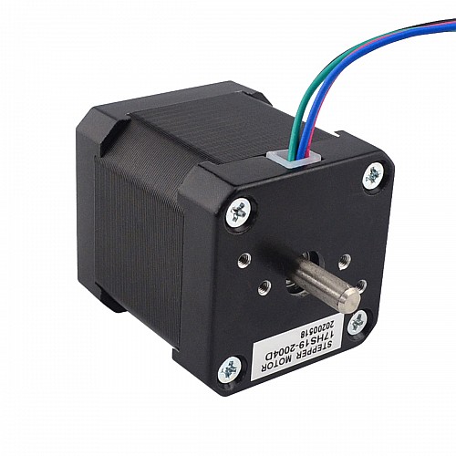 Dual Shaft Nema 17 Bipolar 59Ncm(83.55oz.in) 2A 42x42x48mm 4 Wires - 17HS19-2004D | StepperOnline CA
