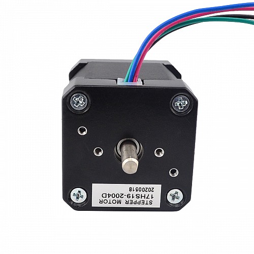 Dual Shaft Nema 17 Bipolar 59Ncm(83.55oz.in) 2A 42x42x48mm 4 Wires - 17HS19-2004D | StepperOnline CA