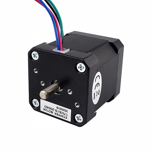 Dual Shaft Nema 17 Bipolar 59Ncm(83.55oz.in) 2A 42x42x48mm 4 Wires - 17HS19-2004D | StepperOnline CA