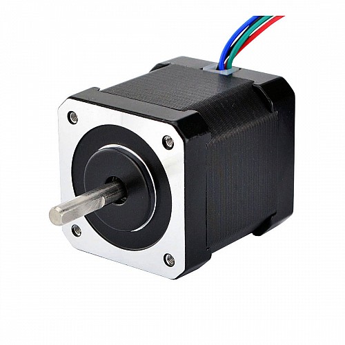 Nema 17 Bipolar 59Ncm(83.55oz.in) 2A 42x42x48mm 4 Wires w/ 1m Cable & Connector - 17HS19-2004S1 | StepperOnline CA Nema 17 Bipolar 59Ncm(83.55oz.in) 2A 42x42x48mm 4 Wires w/ 1m Cable & Connector - 17HS19-2004S1 | StepperOnline CA