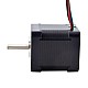 Full D-cut Shaft Nema 17 Bipolar 59Ncm(83.55oz.in) 2A 42x42x48mm 4 Wires w/ 1m Cable & Connector - 17HS19-2004S2 | StepperOnline CA