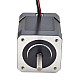 Full D-cut Shaft Nema 17 Bipolar 59Ncm(83.55oz.in) 2A 42x42x48mm 4 Wires w/ 1m Cable & Connector - 17HS19-2004S2 | StepperOnline CA
