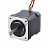 Nema 17 High Temp Stepper Motor 55Ncm(77.93oz.in) Insulation Class H 180C 38mm Shaft Length with Connector