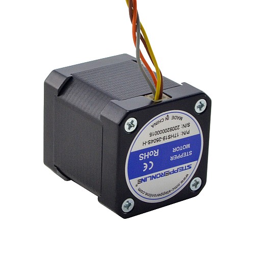 Nema 17 High Temp Voron Stepper Motor 55Ncm(77.93oz.in) Insulation Class H 180C - 17HS19-2504S-H | StepperOnline CA