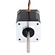 4pcs Nema 17 High Temp Stepper Motor 55Ncm(77.93oz.in) 55mm Round Shaft Insulation Class H 180C - 4-17HS19-2504S-H-V1 | StepperOnline CA