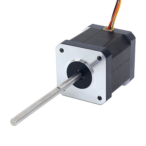 Nema 17 High Temp Stepper Motor 55Ncm(77.93oz.in) 80mm Φ5mm D-cut Shaft Insulation Class H 180C - 17HS19-2504S-H-V5 | StepperOnline CA