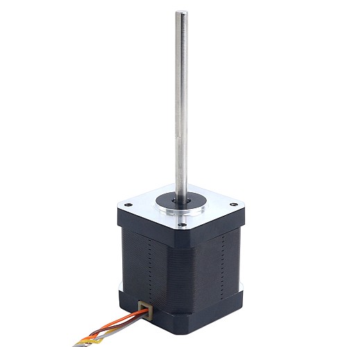 Nema 17 High Temp Stepper Motor 55Ncm(77.93oz.in) 80mm Φ5mm D-cut Shaft Insulation Class H 180C - 17HS19-2504S-H-V5 | StepperOnline CA