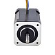 Dual Shaft Nema 17 Bipolar 1.8deg 65Ncm(92oz.in) 1.2A 42x42x60mm 6 Wires - 17HS24-1206D | StepperOnline CA Dual Shaft Nema 17 Bipolar 1.8deg 65Ncm(92oz.in) 1.2A 42x42x60mm 6 Wires - 17HS24-1206D | StepperOnline CA