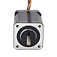 Nema 17 Unipolar 1.8deg 65Ncm(92oz.in) 1.2A 42x42x60mm 6 Wires - 17HS24-1206S | StepperOnline CA