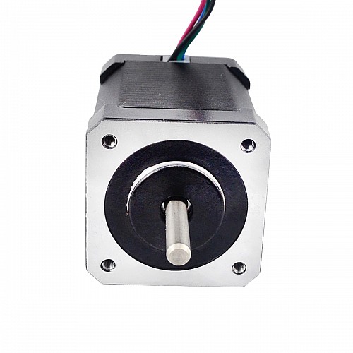 Dual Shaft Nema 17 Bipolar 1.8deg 65Ncm(92oz.in) 2.1A 42x42x60mm 4 Wires - 17HS24-2104D | StepperOnline CA