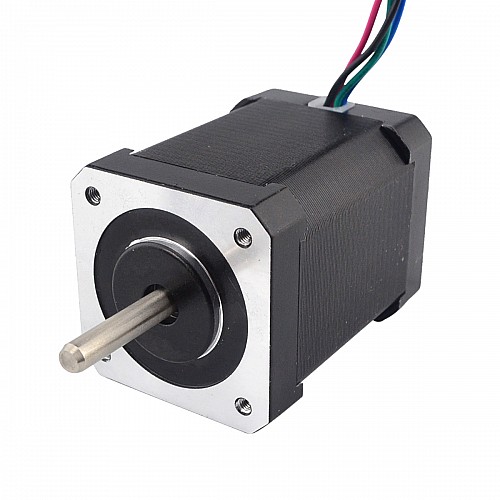 Dual Shaft Nema 17 Bipolar 1.8deg 65Ncm(92oz.in) 2.1A 42x42x60mm 4 Wires - 17HS24-2104D | StepperOnline CA Dual Shaft Nema 17 Bipolar 1.8deg 65Ncm(92oz.in) 2.1A 42x42x60mm 4 Wires - 17HS24-2104D | StepperOnline CA
