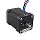 Dual Shaft Nema 17 Bipolar 1.8deg 65Ncm(92oz.in) 2.1A 42x42x60mm 4 Wires - 17HS24-2104D | StepperOnline CA Dual Shaft Nema 17 Bipolar 1.8deg 65Ncm(92oz.in) 2.1A 42x42x60mm 4 Wires - 17HS24-2104D | StepperOnline CA